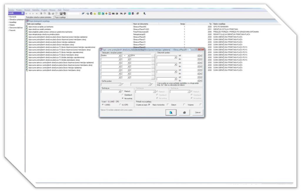 Jednostavan pristup izvještajima