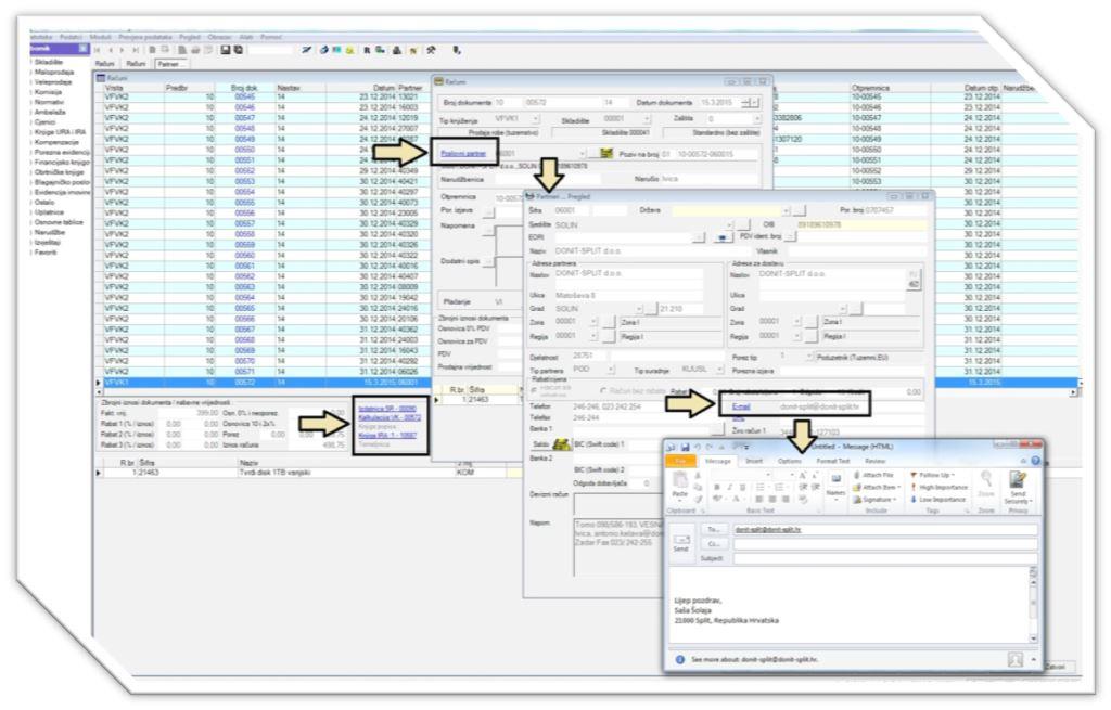 Direktni pristup povezanim dokumentima