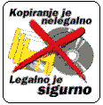 Kopiranje je nelegalno, a legalno je sigurno
